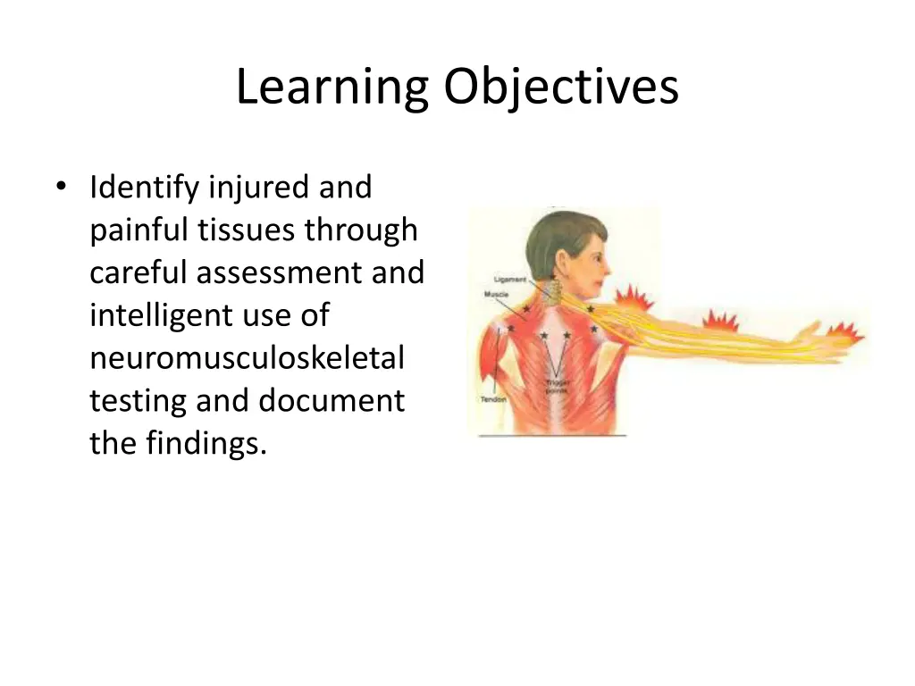 learning objectives 1