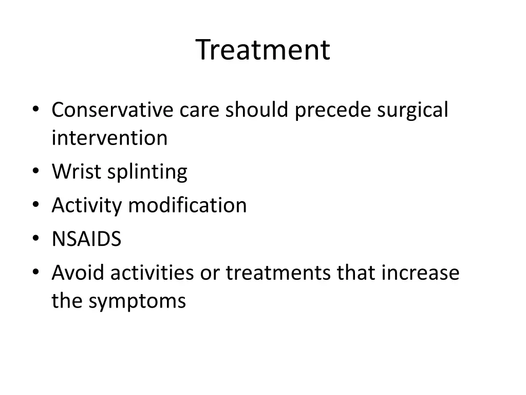 treatment