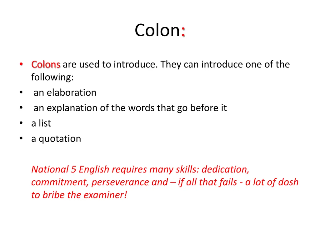 colon