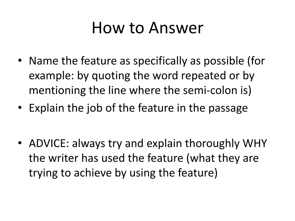 how to answer 2
