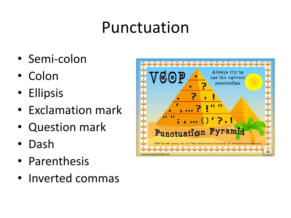 punctuation
