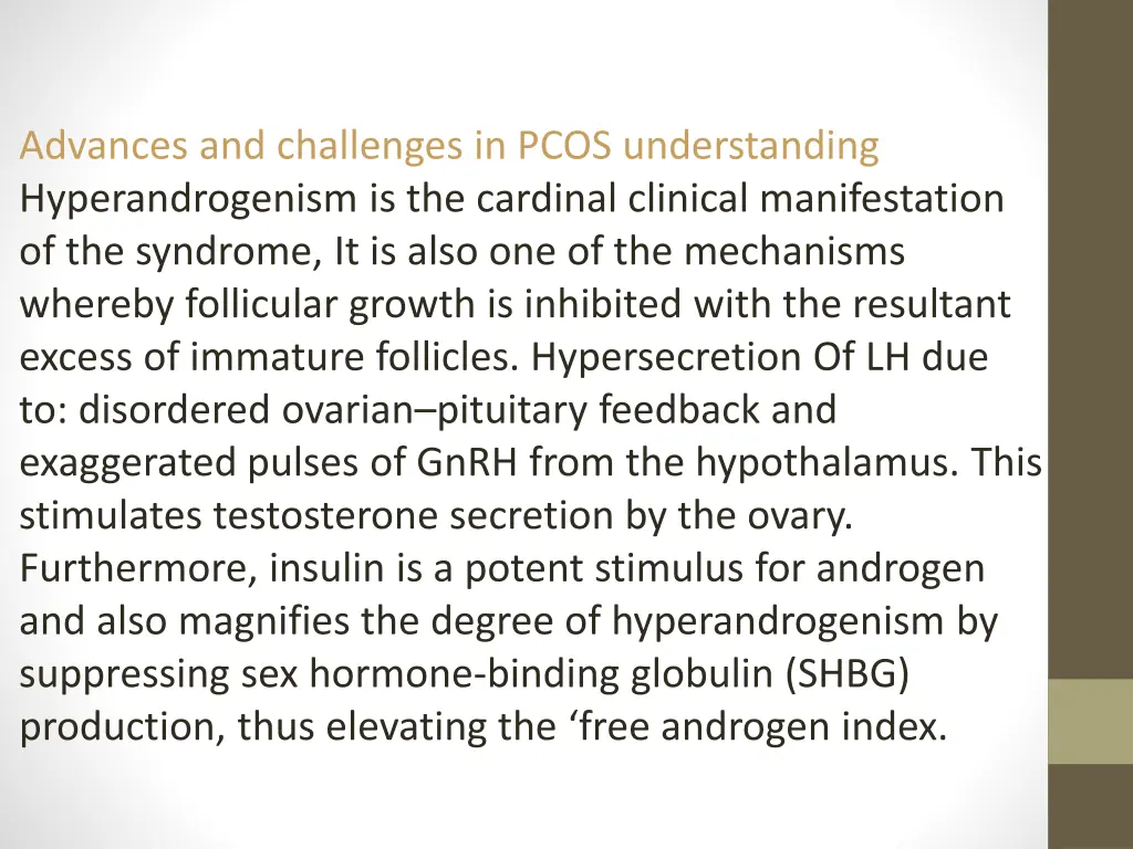 advances and challenges in pcos understanding