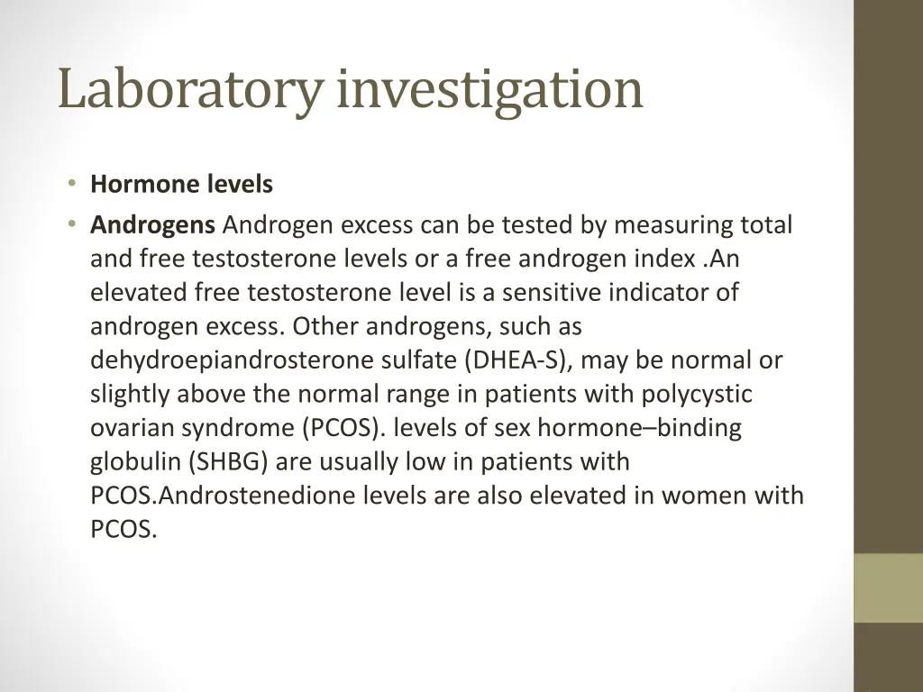 laboratory investigation