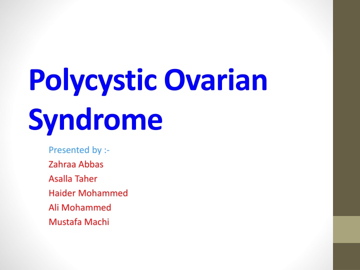 polycystic ovarian syndrome
