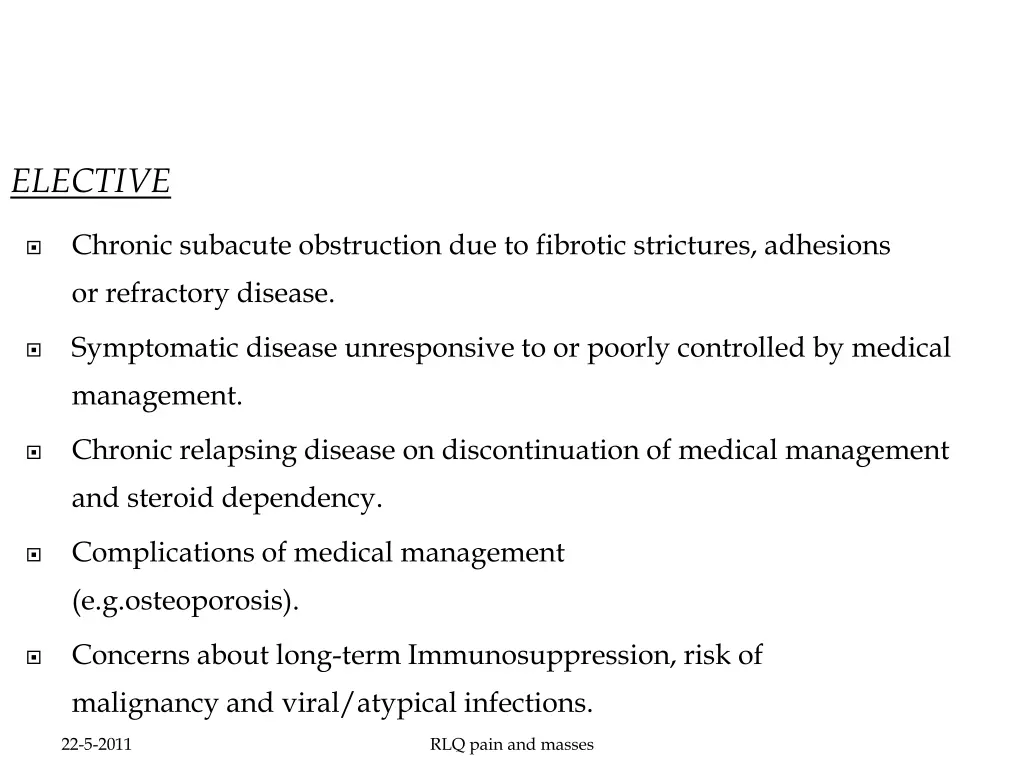 elective