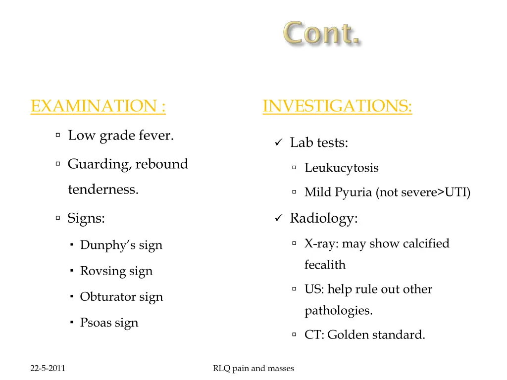 examination