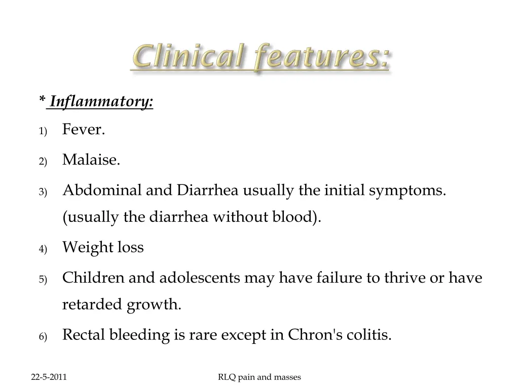 inflammatory
