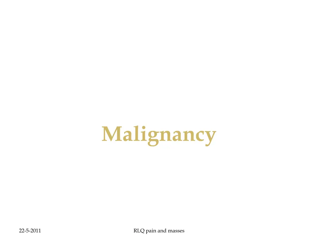 malignancy