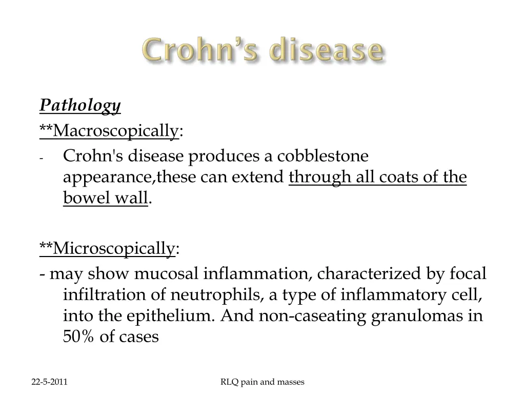 pathology macroscopically crohn s disease