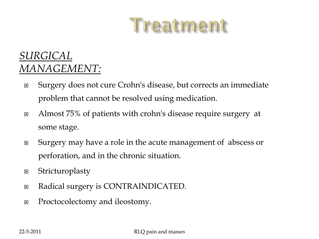 surgical management