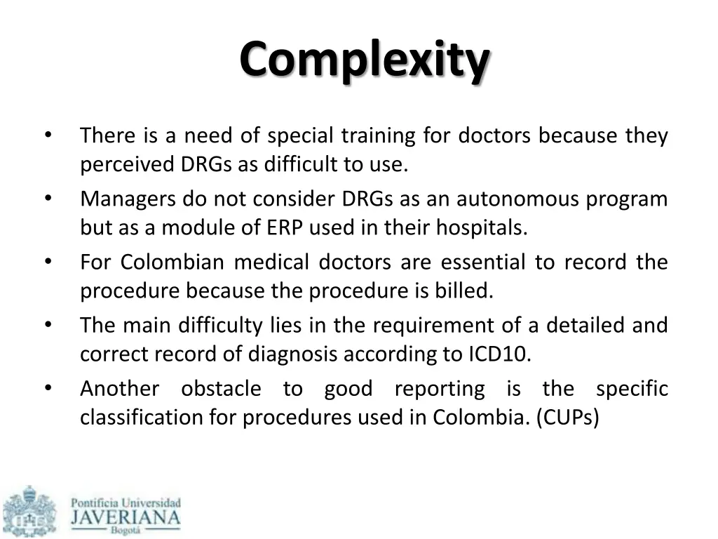 complexity