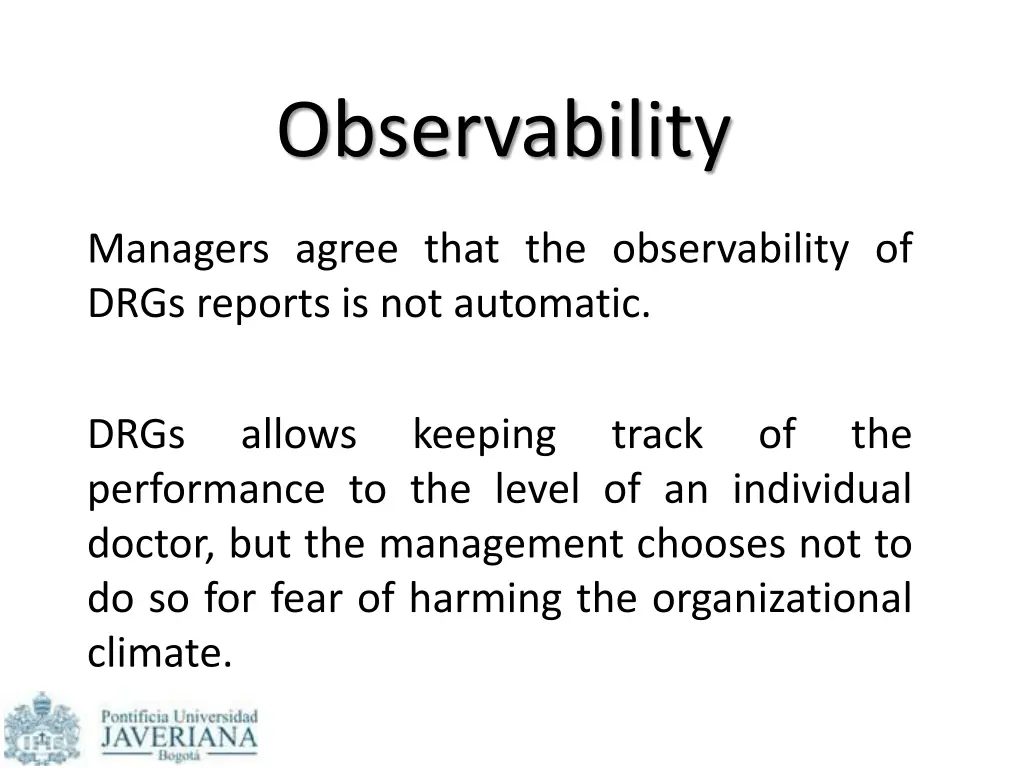 observability