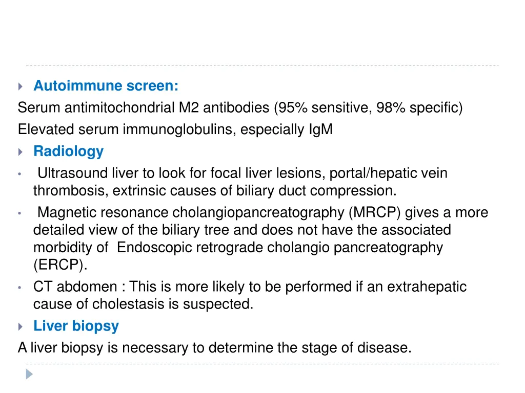 autoimmune screen serum antimitochondrial