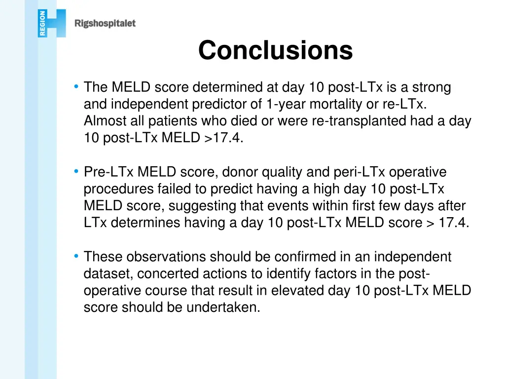 conclusions