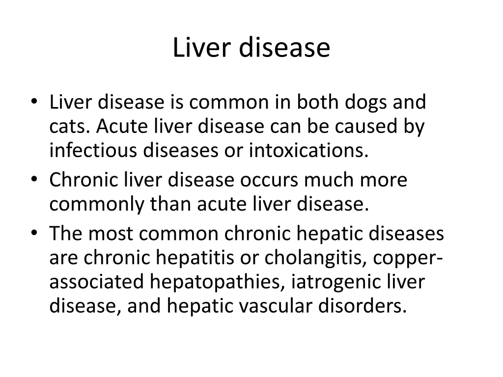 liver disease