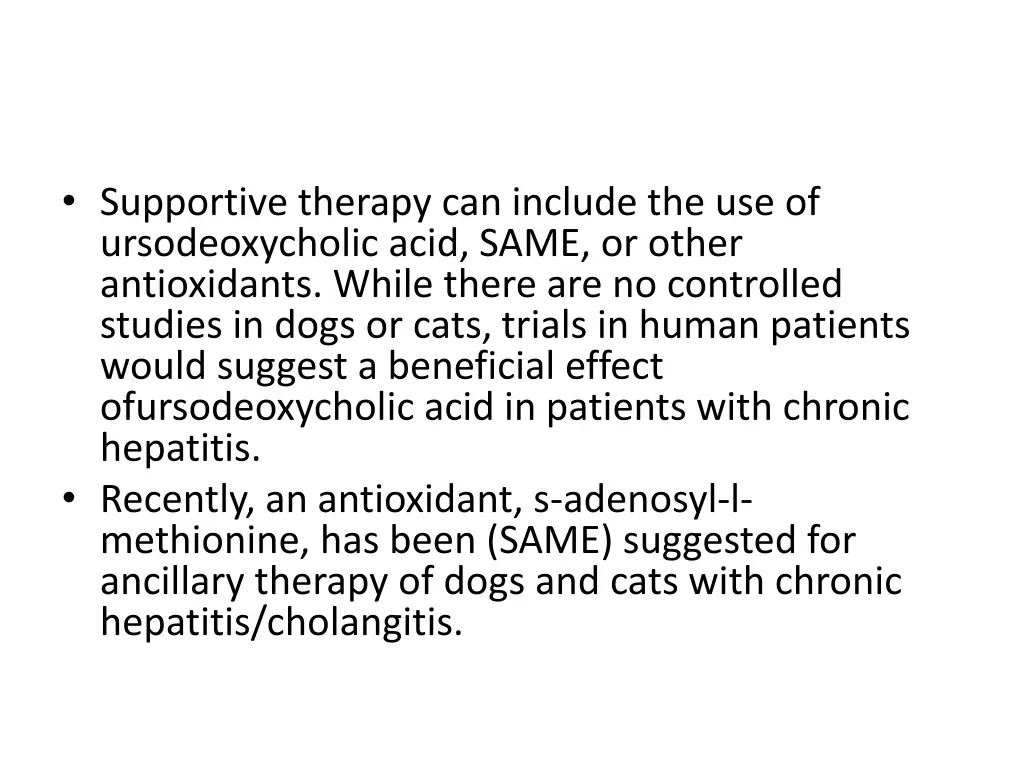 supportive therapy can include