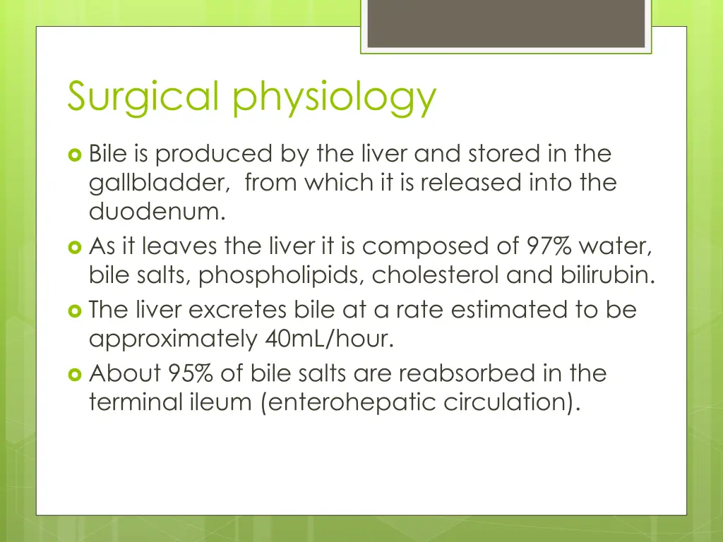 surgical physiology