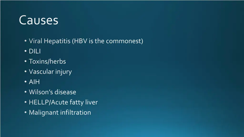 causes