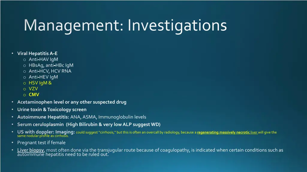 management investigations