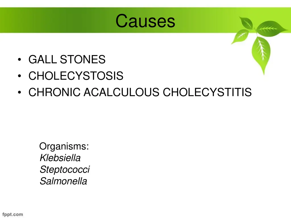 causes
