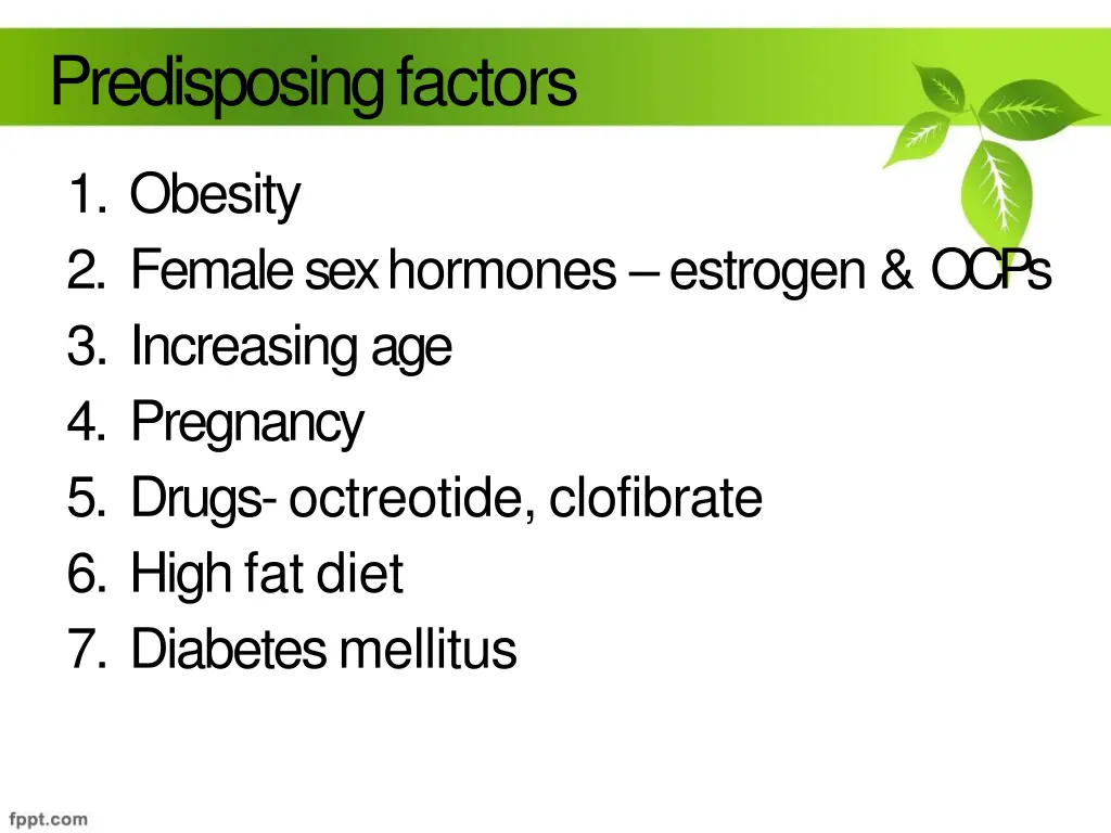 predisposingfactors