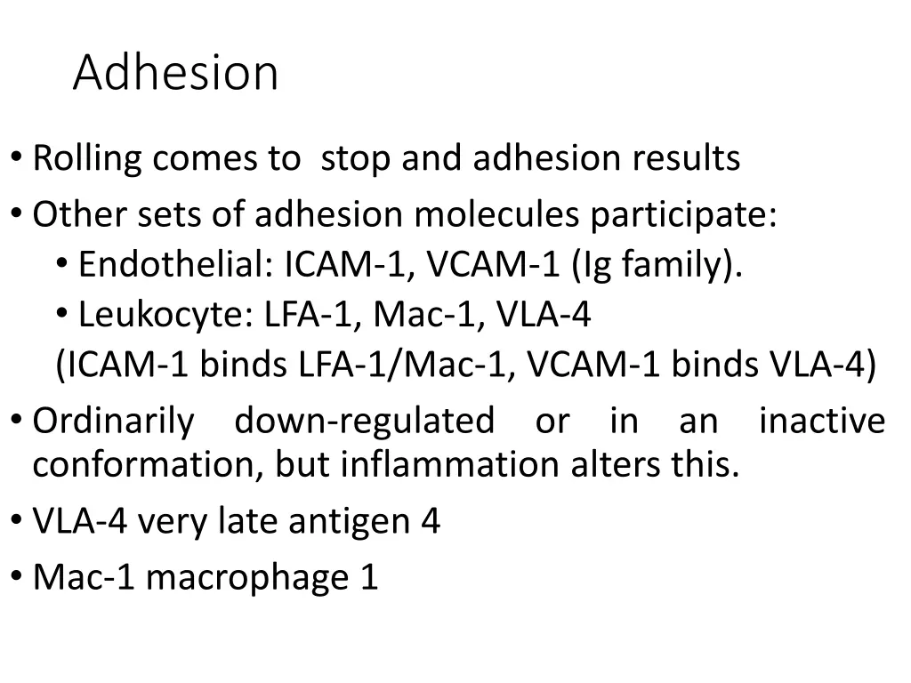adhesion
