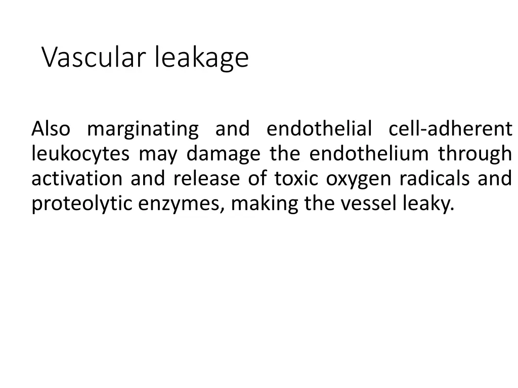 vascular leakage 3