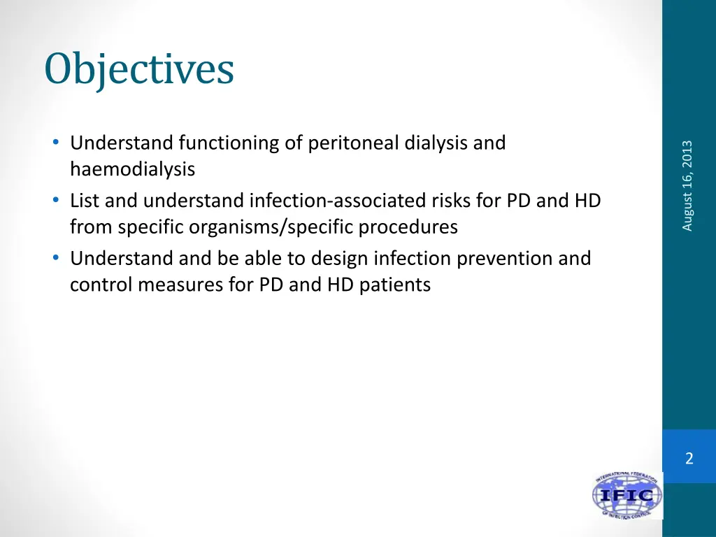objectives