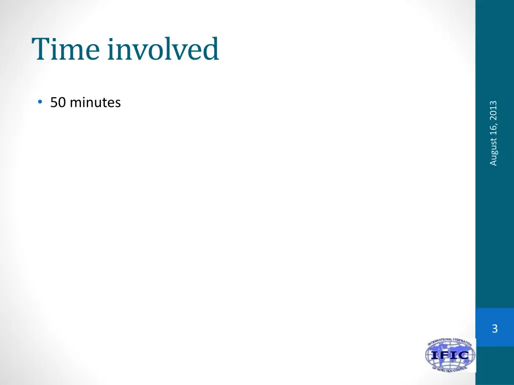 time involved