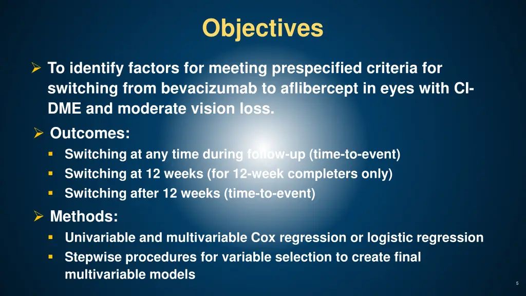 objectives