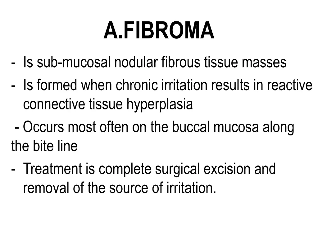 a fibroma
