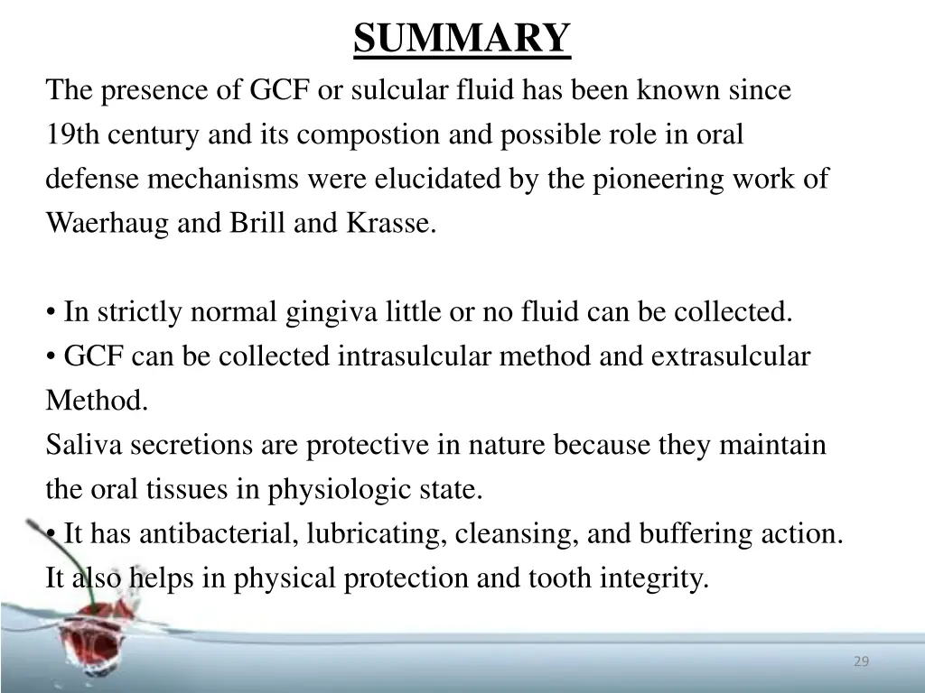 summary