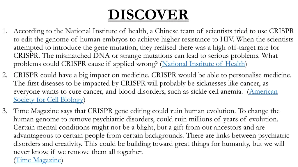 discover