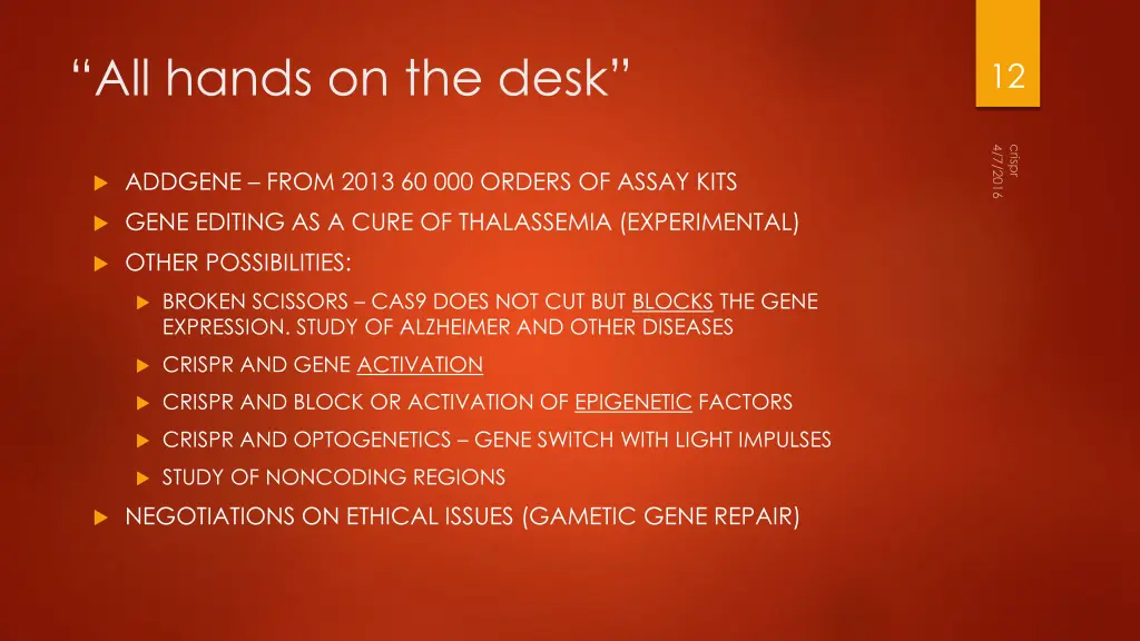 all hands on the desk