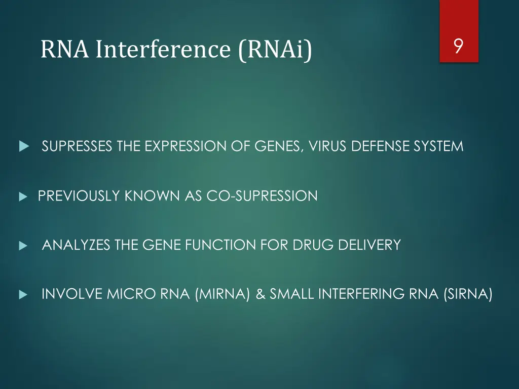 rna interference rnai