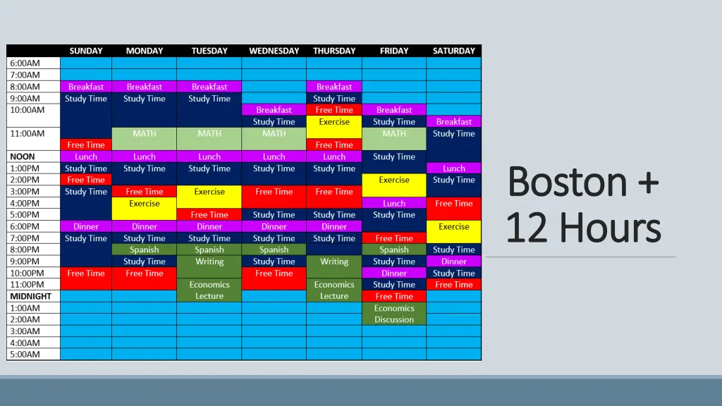 boston boston 12 hours 12 hours