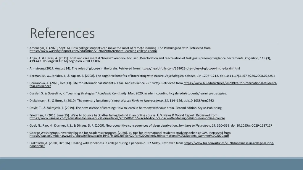 references