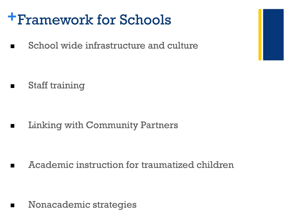 framework for schools