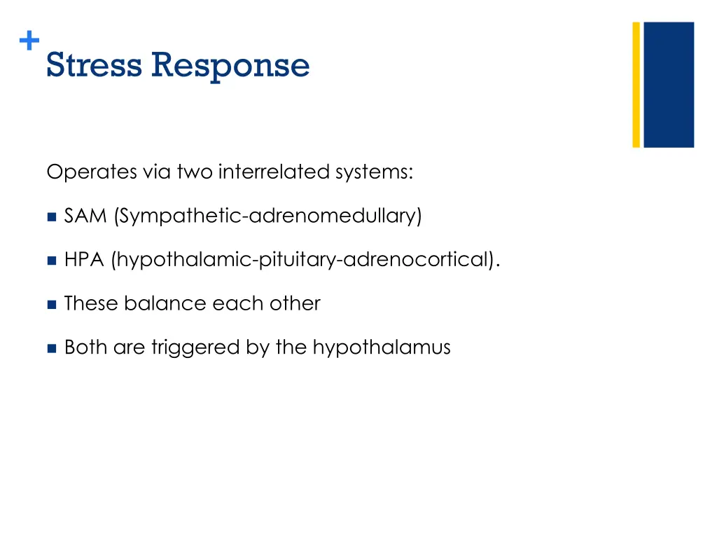 stress response