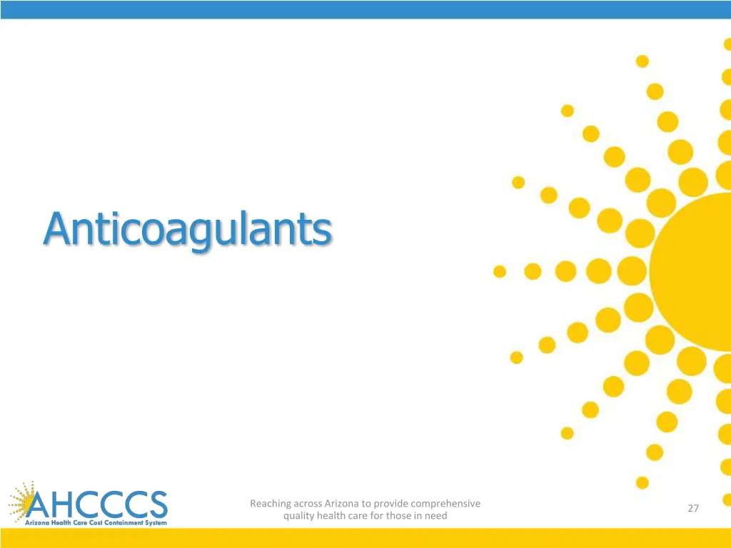 anticoagulants