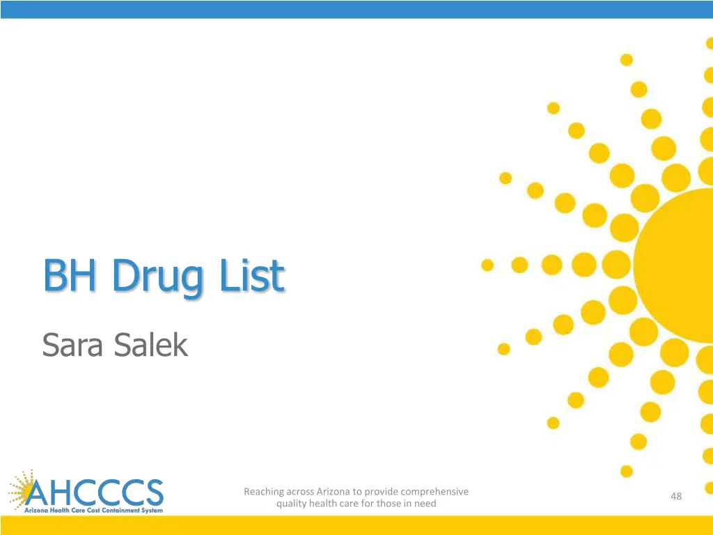 bh drug list