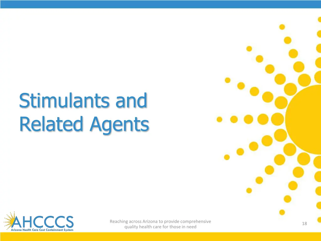 stimulants and related agents