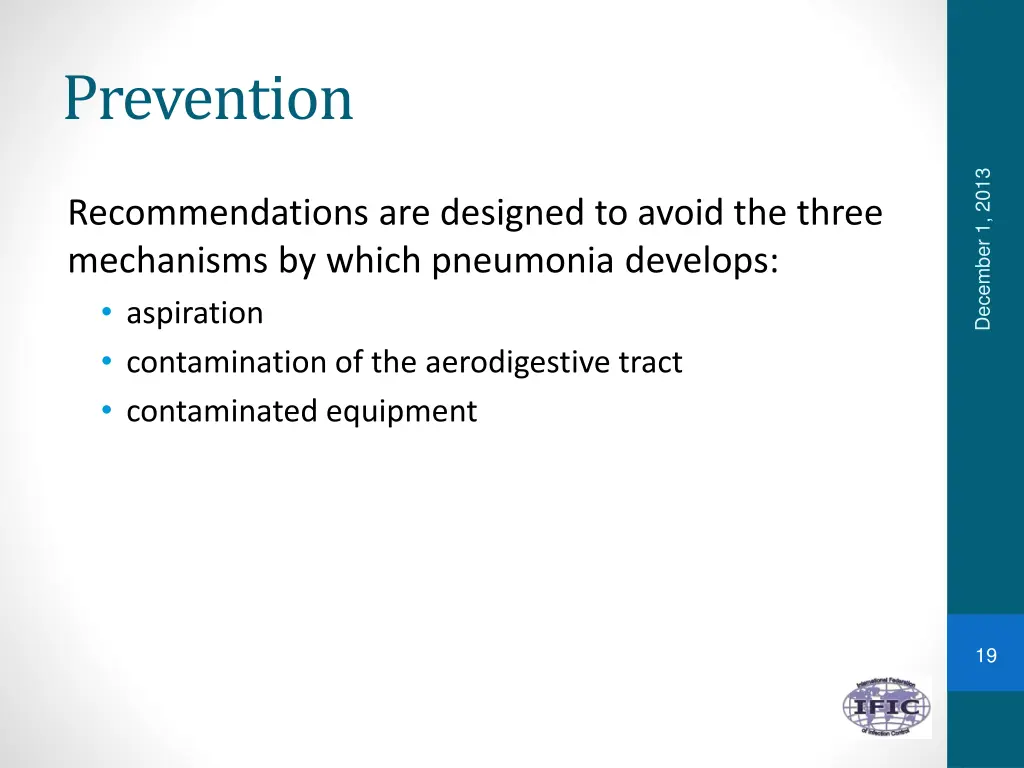 prevention