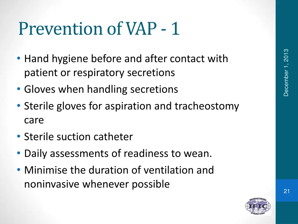 prevention of vap 1