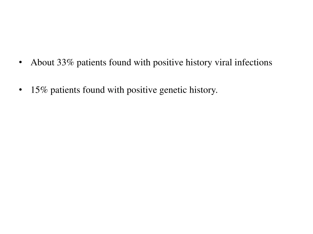 about 33 patients found with positive history
