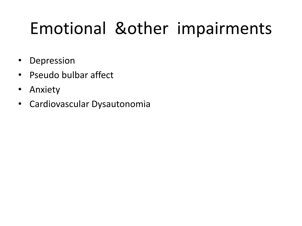 emotional other impairments