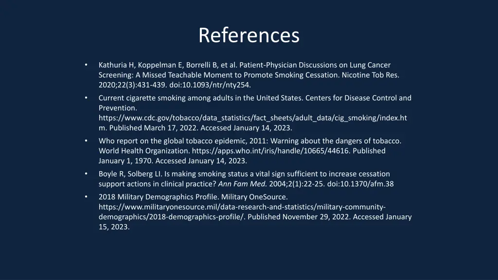 references 1