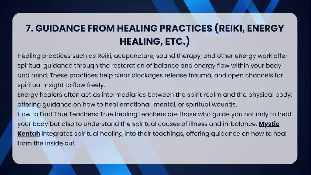 7 guidance from healing practices reiki energy