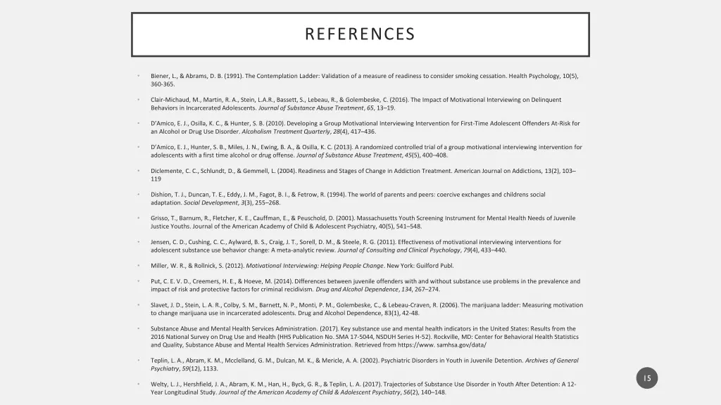 references