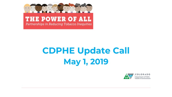 cdphe update call may 1 2019